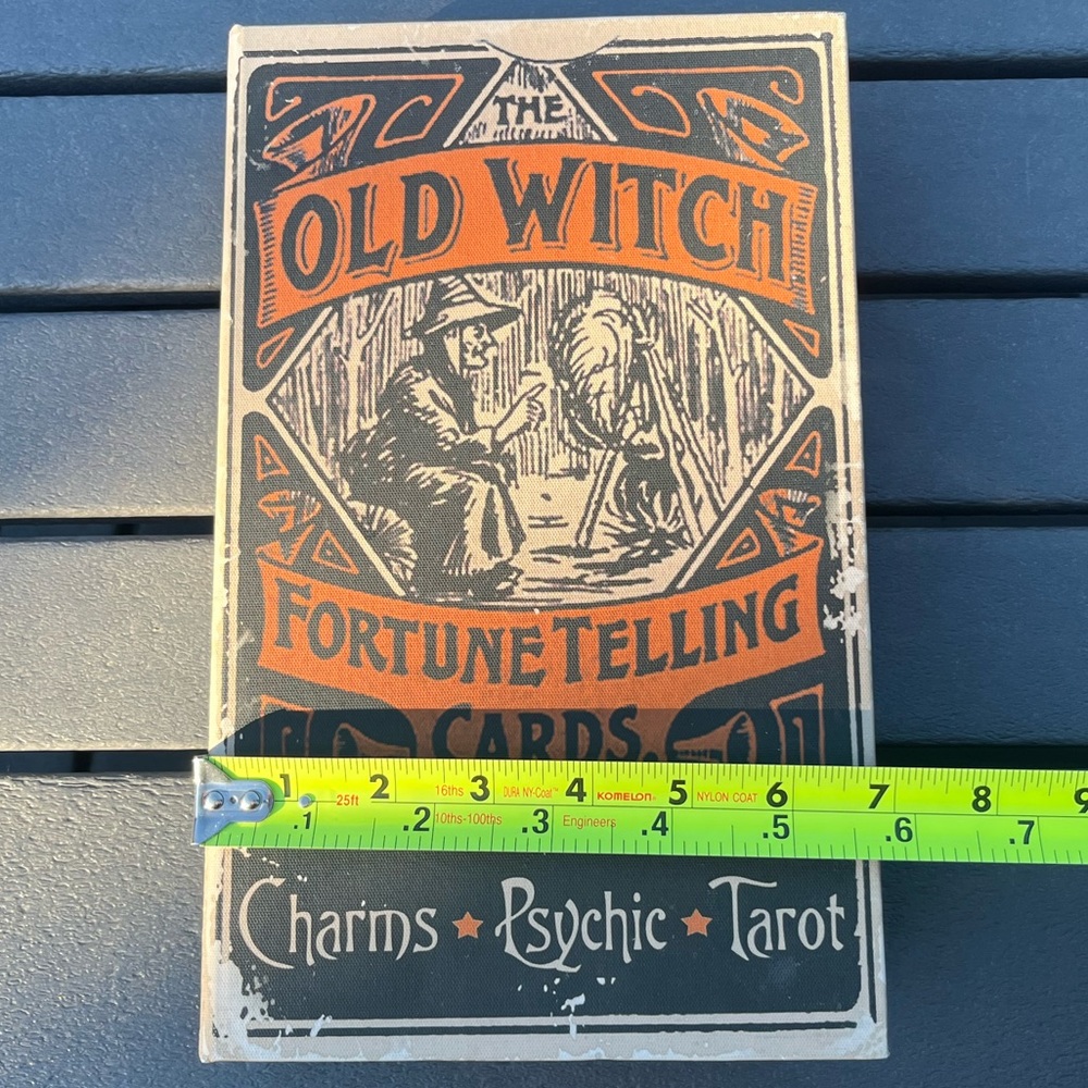 Homegoods; Wooden; 'Old Witch'; Decorative Fake Book/Box; 11x7x2.5in - Picture 4 of 8